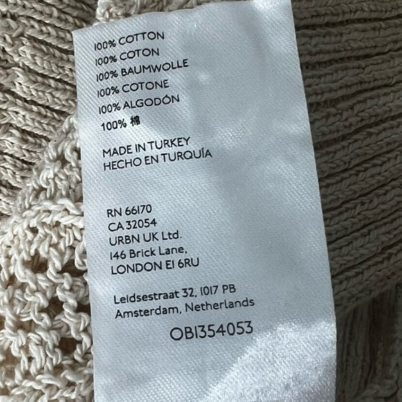 Anthropologie Beige Open-Knit Button Cardigan Sweater Womens Size XS - Picture 15 of 17